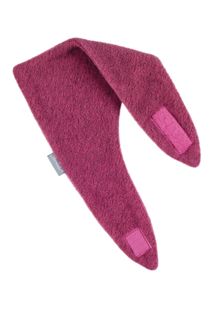 Sterntaler šátek na krk zimní červený melír fleece 4101400