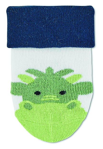 Sterntaler kojenecké, bambusové ponožky s manžetou dívčí 3 páry růžové, bílé, zelené 8502200