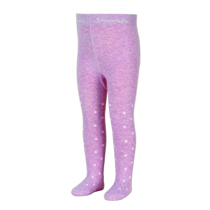 Sterntaler punčocháče s obrázky, dívčí, růžové, hvězdičky, třpytivé, 8702204