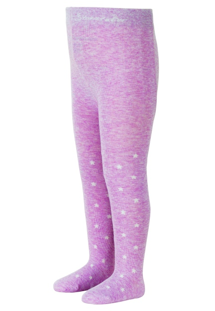 Sterntaler punčocháče s obrázky, dívčí, růžové, hvězdičky, třpytivé, 8702204