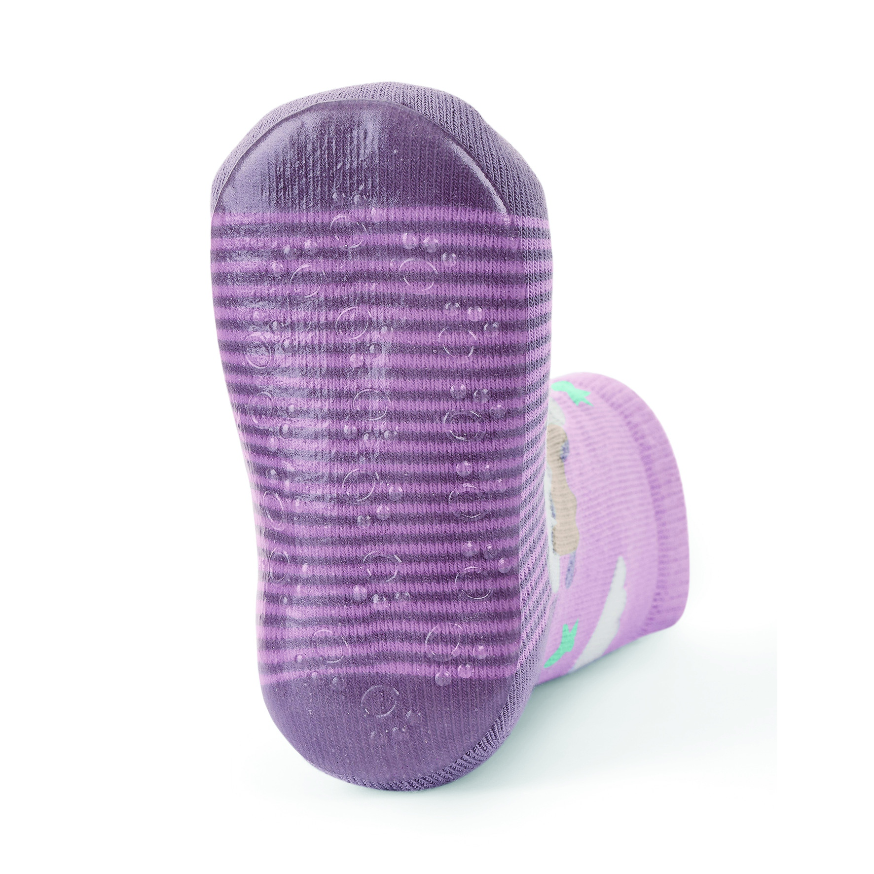 Sterntaler ponožky ABS protiskluzové chodidlo AIR lila, koník Pauline 8152083