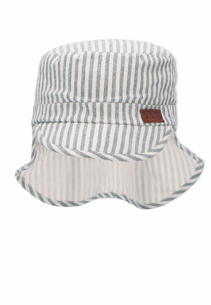 Sterntaler čepice s plachetkou chlapecká UV 15 modrá, proužek 1622111