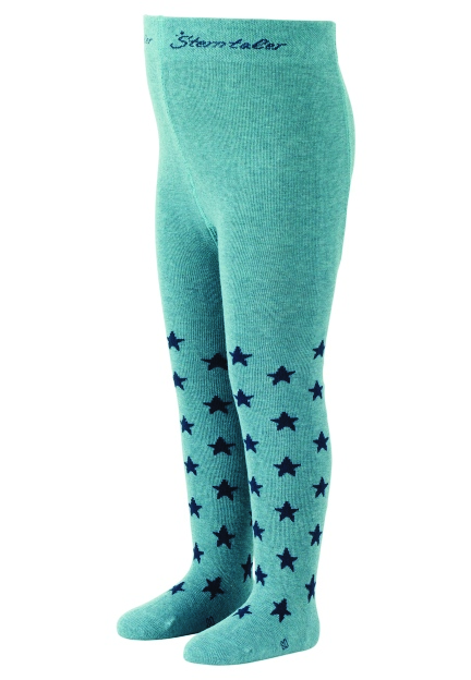 Sterntaler punčocháče s obrázky tyrkysové, hvězdičky 8702101