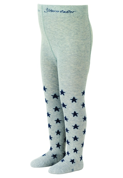 Sterntaler punčocháče s obrázky šedé, hvězdičky 8702101