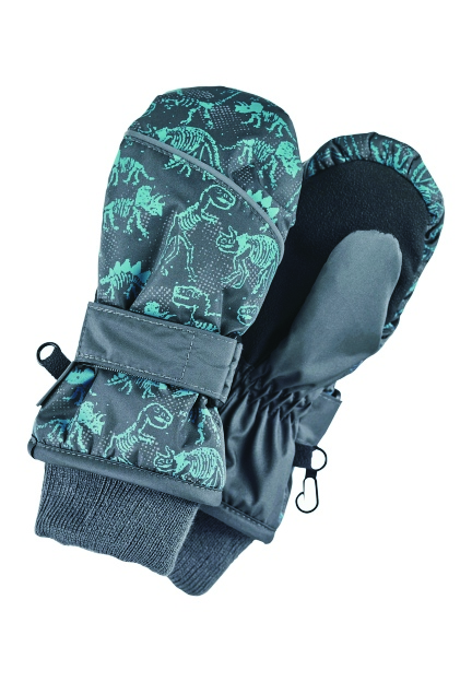 Sterntaler rukavice palčáky šusťák Thinsulate dinosauři šedé 4322100