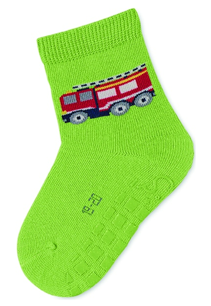 Sterntaler ponožky protiskluzové ABS chlapecké 2 páry zelené, hasiči 8002220