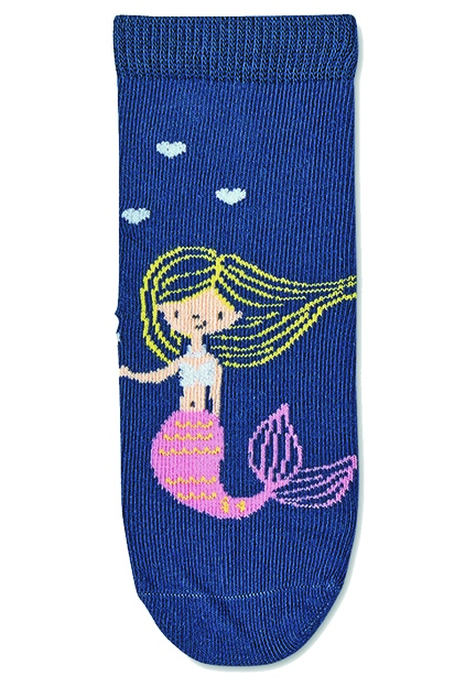 Sterntaler ponožky ABS protiskluzové chodidlo SUN modré, mořská panna 8022208