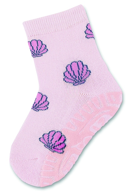 Sterntaler ponožky ABS protiskluzové chodidlo AIR, 2 páry, mořská panna, mušle, modrá, růžová 8032226