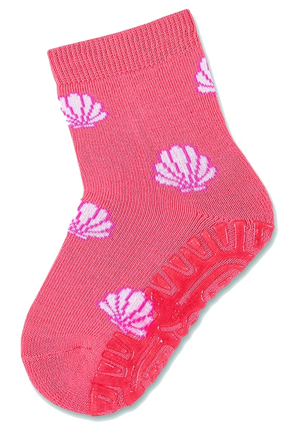 Sterntaler ponožky ABS protiskluzové chodidlo AIR, 2 páry, mořská panna, mušle, růžová 8032226