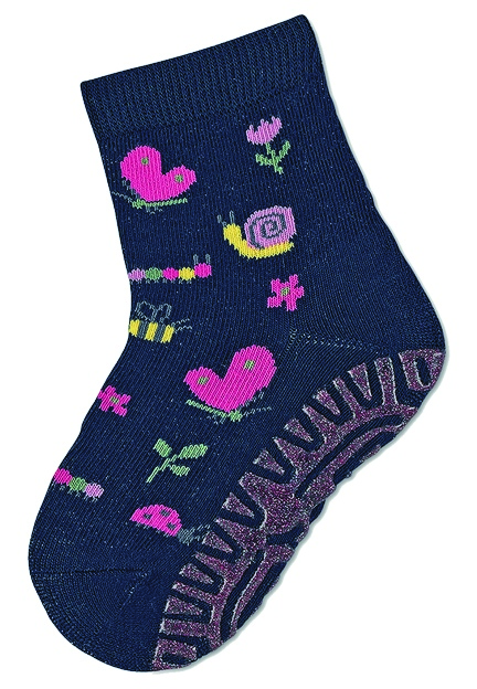 Sterntaler ponožky ABS protiskluzové chodidlo AIR, 2 páry, myška, růžová, modrá 8032230