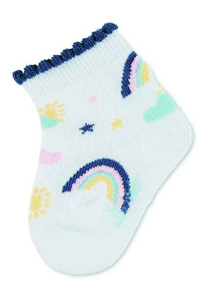 Sterntaler kojenecké ponožky dívčí 3 páry duha, růžové 8312221