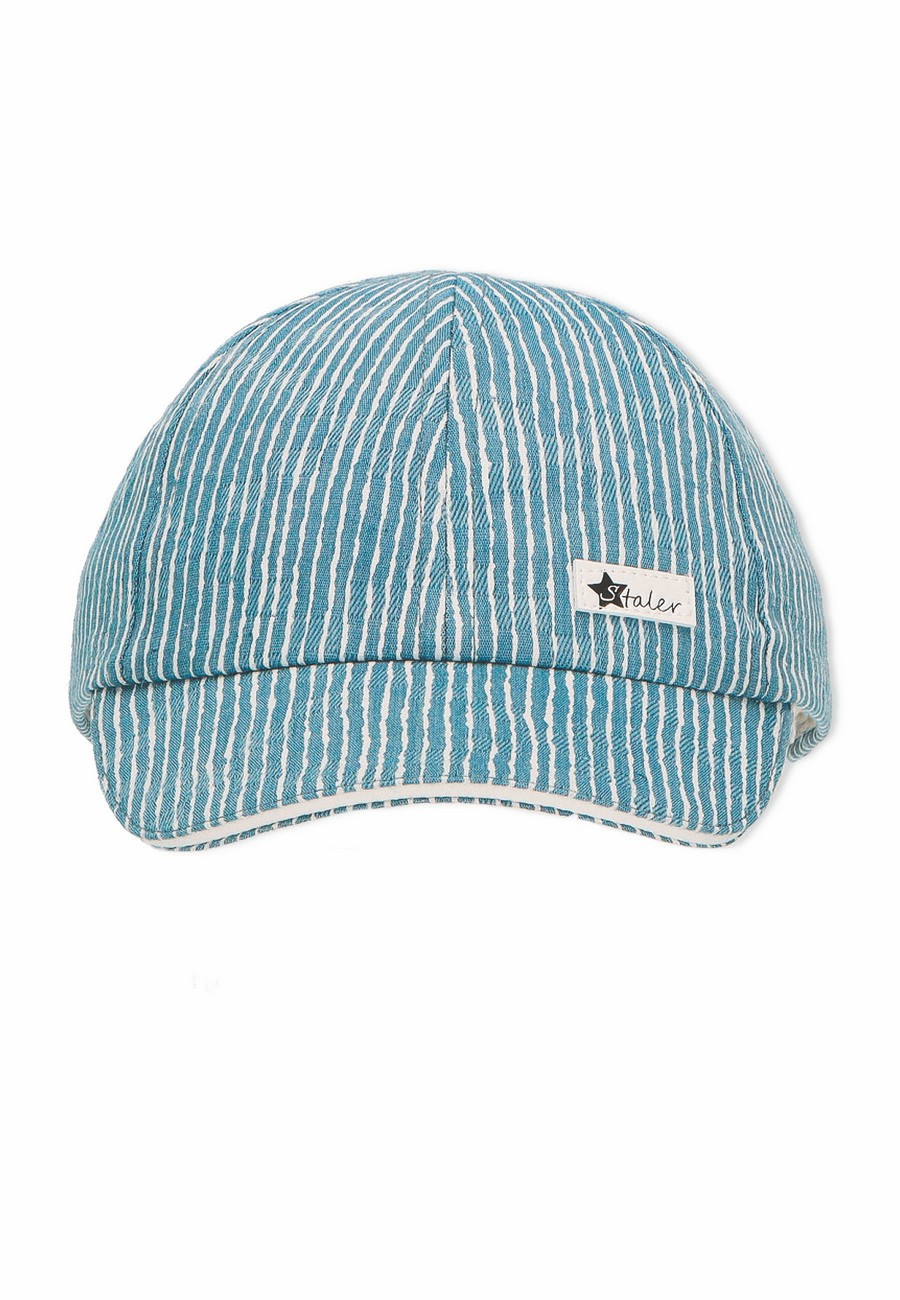 Sterntaler kšiltovka UV 15+ modrá, proužky 1612222