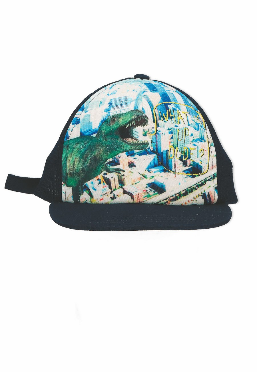 Sterntaler baseballka chlapecká, modrá, síťovina, dinosaurus 1622205 