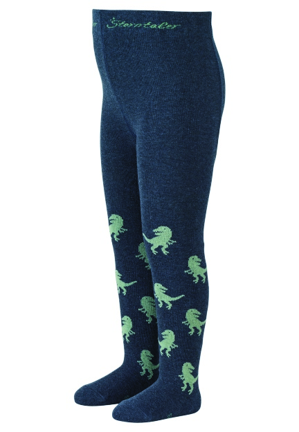 Sterntaler punčocháče s obrázky tmavě modré, dinosauři 8702102