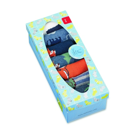 Sterntaler ponožky 7 párů chlapecké tmavě modré, mamuti 8422150