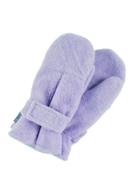 Sterntaler Rukavičky kojenecké PURE fleece suchý zip světle růžové 4301430