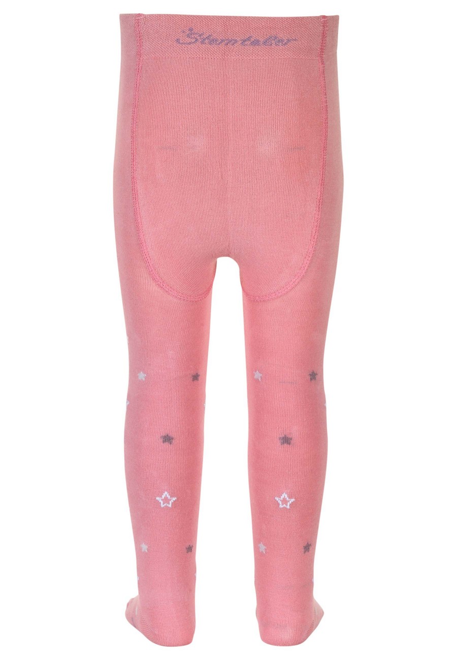 Sterntaler punčocháče s obrázky, dívčí, lososové, hvězdičky, třpytivé, 8702204