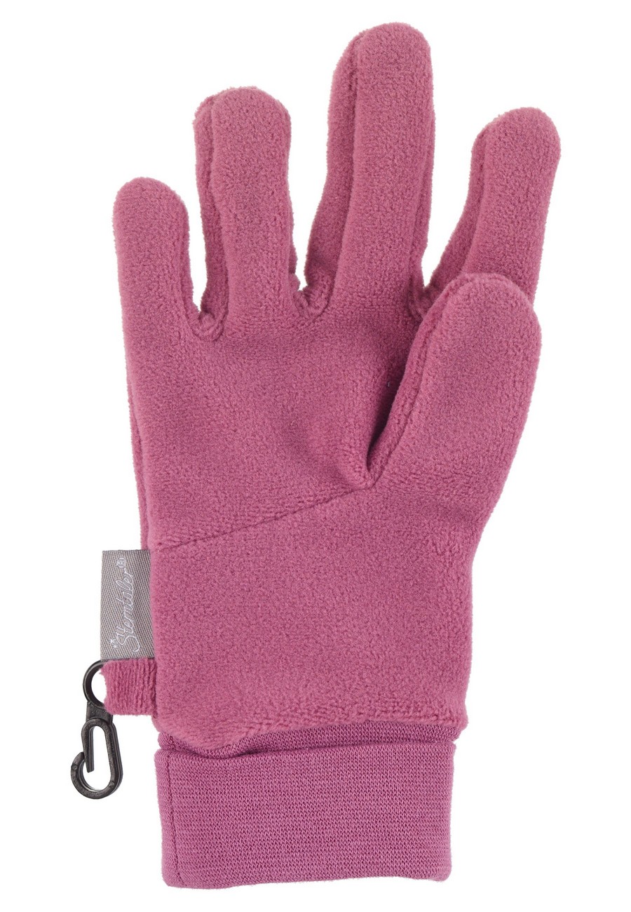 Sterntaler Rukavice Project PURE prstové fleece pastelově růžové 4331410