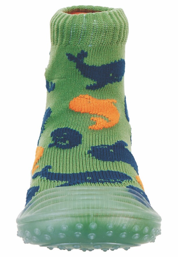 Sterntaler barefoot ponožkoboty dětské khaki 8362102