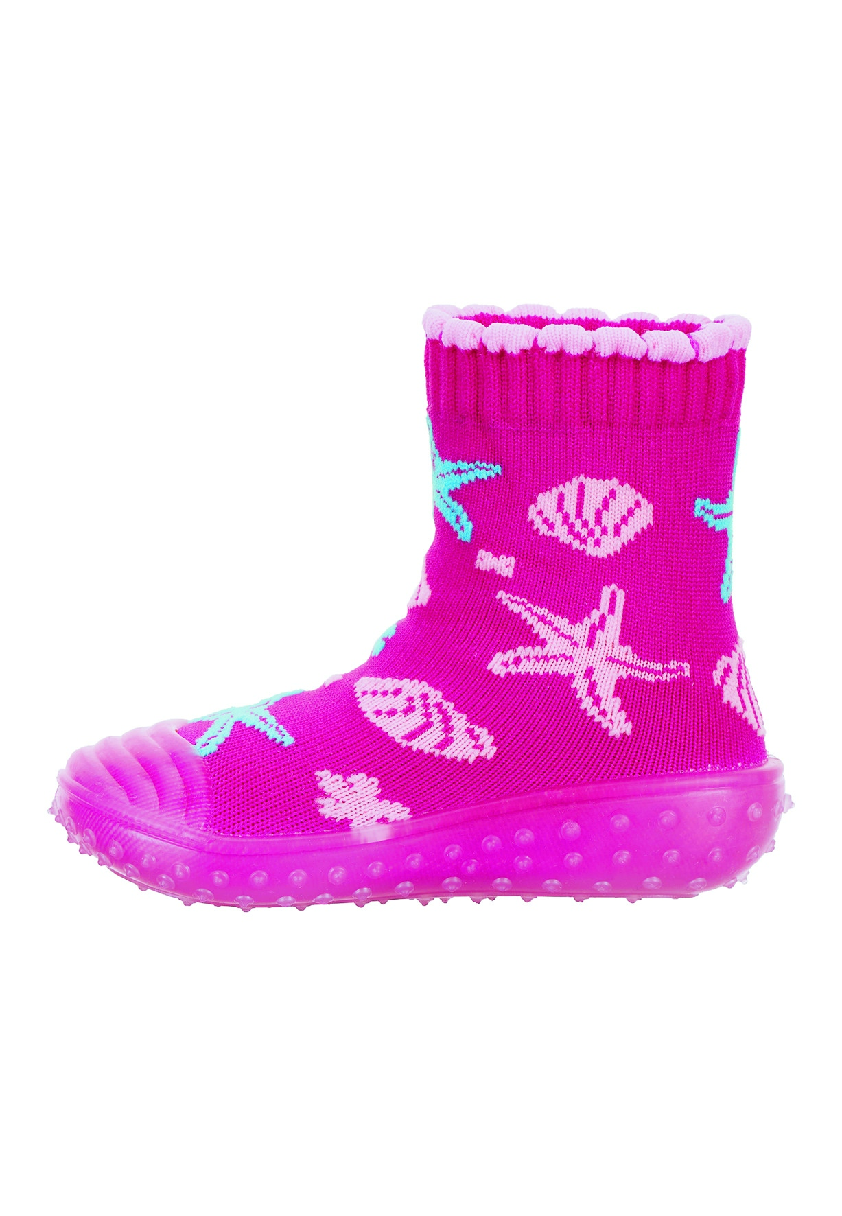 Sterntaler barefoot ponožkoboty dětské růžové, hvězdice 8362104