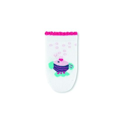 Sterntaler kojenecké ponožky dívčí 3 páry želvičky, růžové 8312021