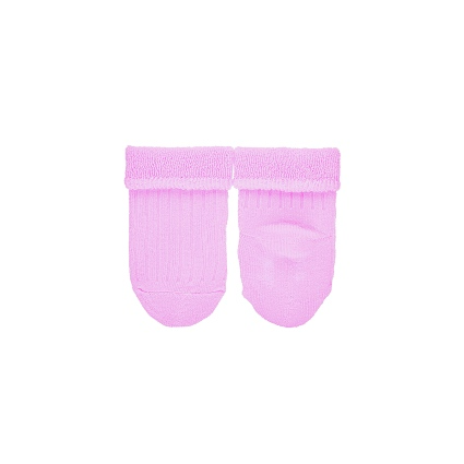 Sterntaler ponožky kojenecké s manžetkou, 3 páry, froté, kytičky, růžové 8302122