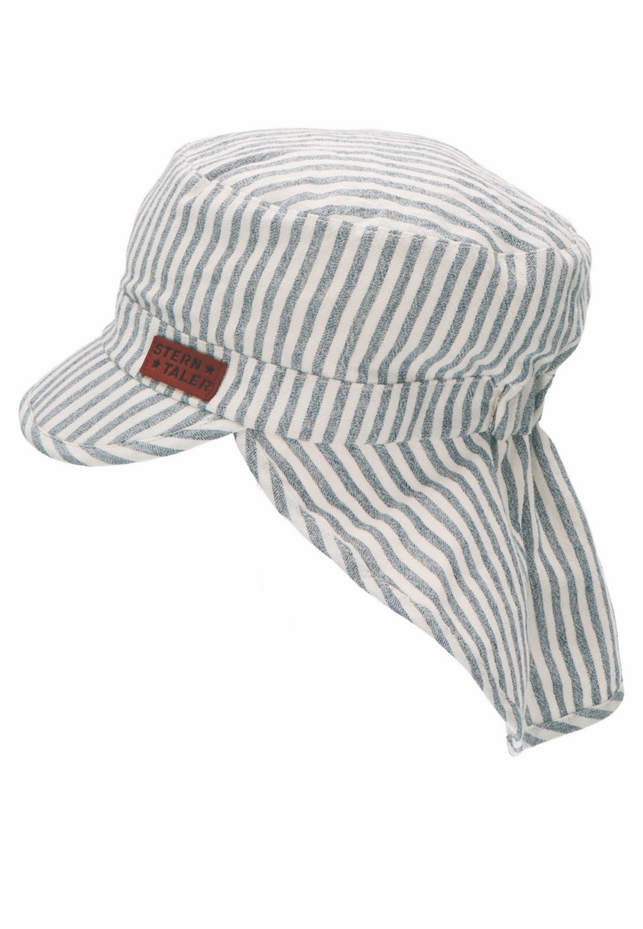 Sterntaler čepice s plachetkou chlapecká UV 15 modrá, proužek 1622111