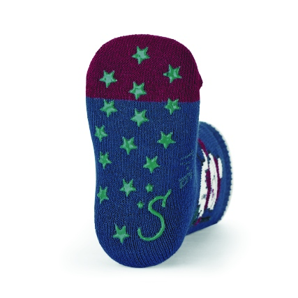 Sterntaler ponožky na lezení protiskluzové 2 páry vánoční 8112112