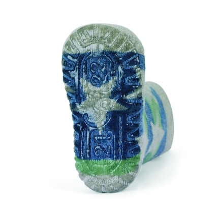 Sterntaler ponožky ABS protiskluzové chodidlo AIR šedé hvězdy 8132102