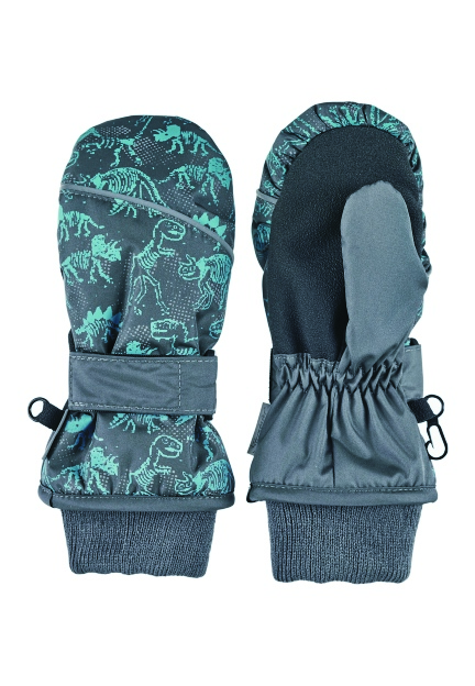 Sterntaler rukavice palčáky šusťák Thinsulate dinosauři šedé 4322100