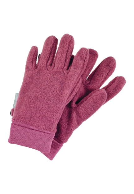 Sterntaler Rukavice Project PURE prstové fleece červené 4331410