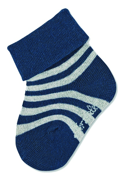 Sterntaler kojenecké ponožky s manžetou chlapecké 3 páry modré plachetnice,žralok 8312251