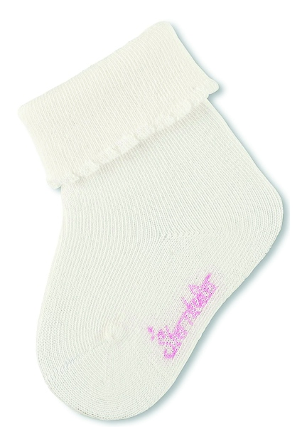 Sterntaler kojenecké ponožky s manžetou dívčí 3 páry jahůdka, motýli růžové,modré  8312253