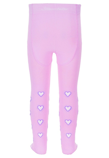 Sterntaler punčocháče s obrázky růžové,srdíčka 8602200