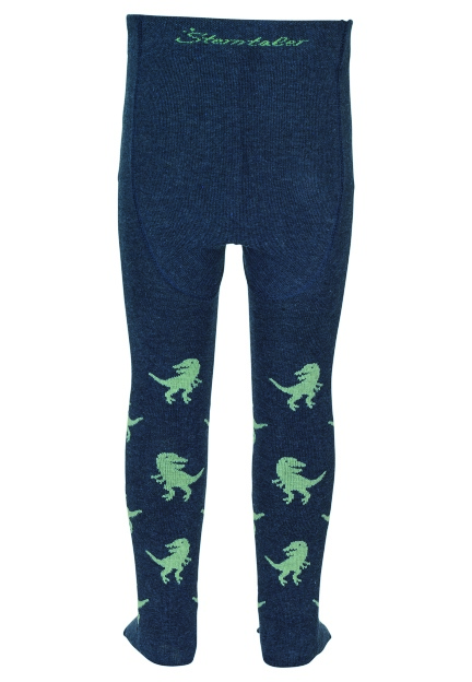 Sterntaler punčocháče s obrázky tmavě modré, dinosauři 8702102