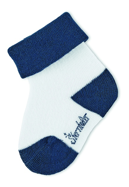 Sterntaler kojenecké ponožky s manžetou chlapecké 3 páry modré, draci 8312250