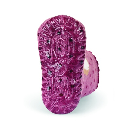 Sterntaler ponožky ABS protiskluzové chodidlo SOFT proužky, beránek, červené 8142110