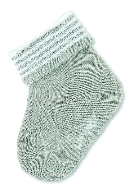 Sterntaler Ponožky kojenecké, 3 páry, froté, manžetka, tmavě modré, sloni, hvězda 8302221