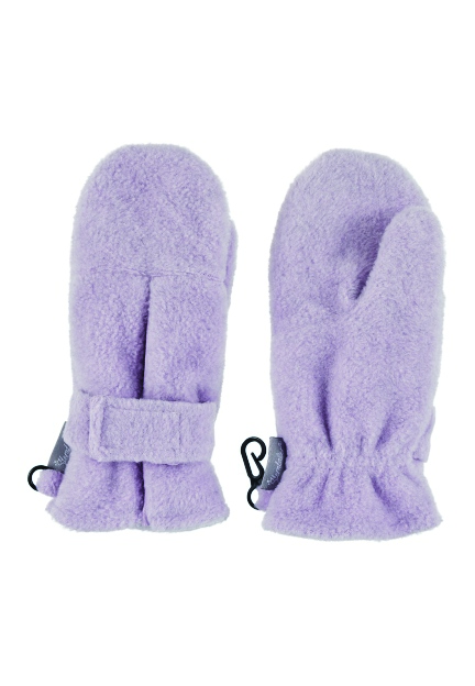 Sterntaler Rukavičky kojenecké PURE fleece suchý zip světle růžové 4301430