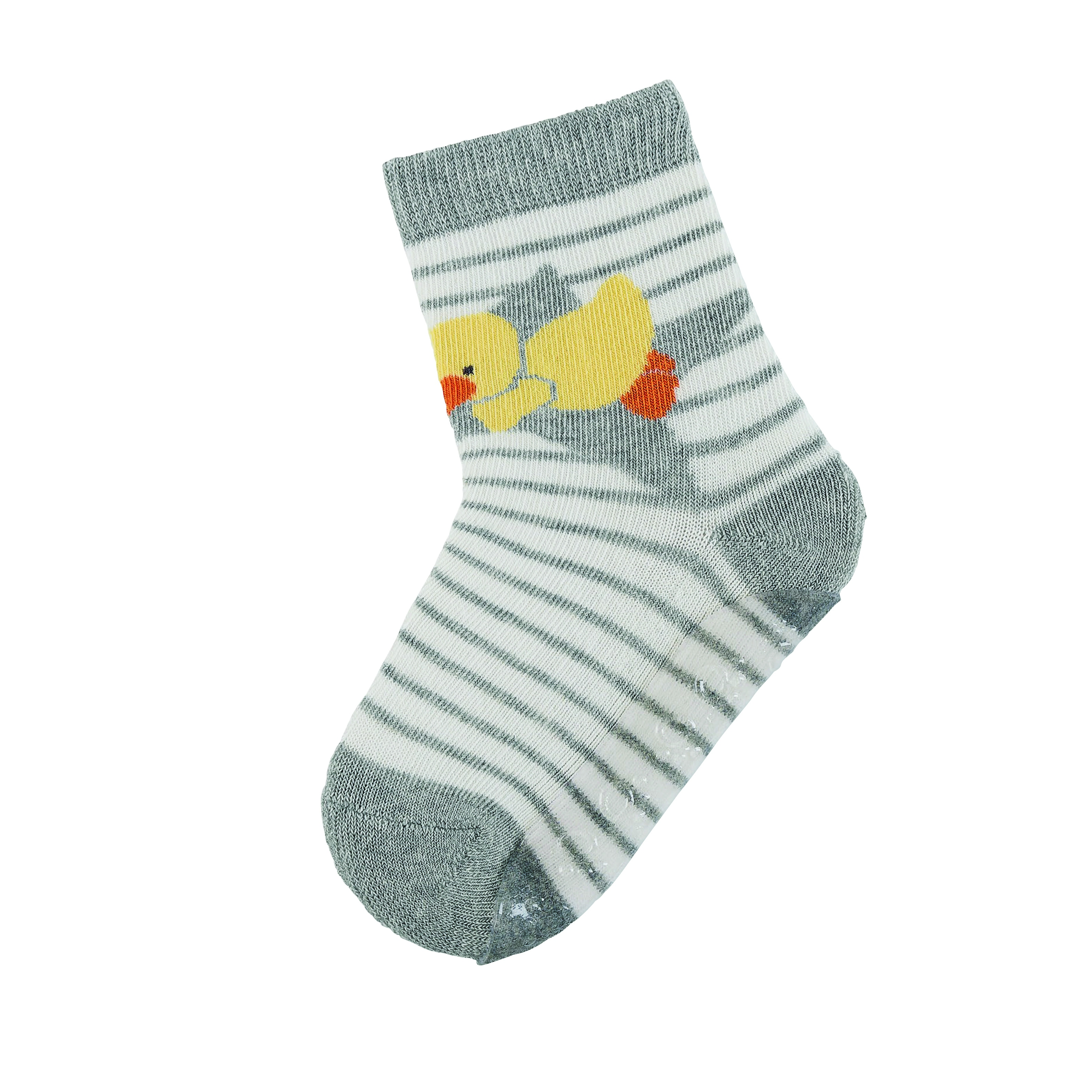 Sterntaler ponožky ABS protiskluzové chodidlo AIR kačátko Eddík krémové 8151963