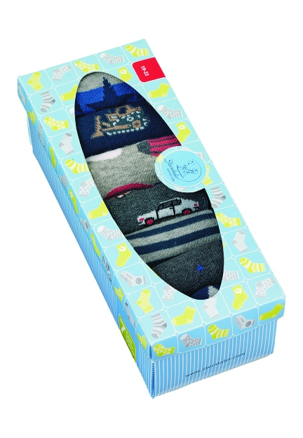 Sterntaler ponožky 7 párů chlapecké tmavě modré, auta 8422151