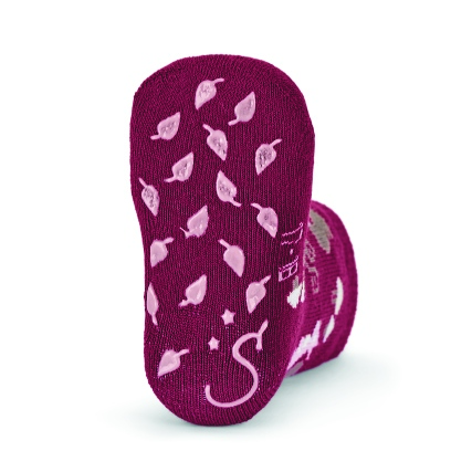 Sterntaler ponožky na lezení protiskluzové 2 páry srnka, červené 8112124