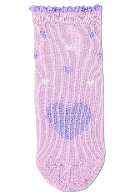 Sterntaler ponožky ABS protiskluzové chodidlo AIR, 2 páry, srdíčka, růžová, žlutá 8032228