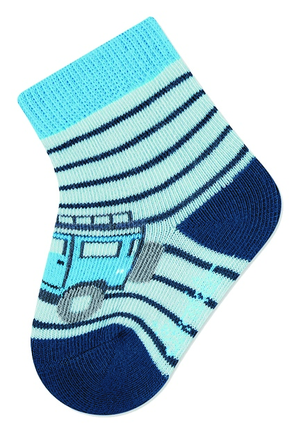 Sterntaler kojenecké ponožky chlapecké 3 páry modré safari 8312220