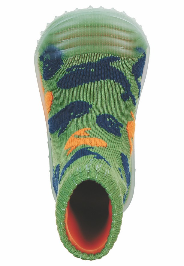 Sterntaler barefoot ponožkoboty dětské khaki 8362102