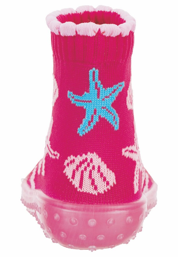 Sterntaler barefoot ponožkoboty dětské růžové, hvězdice 8362104