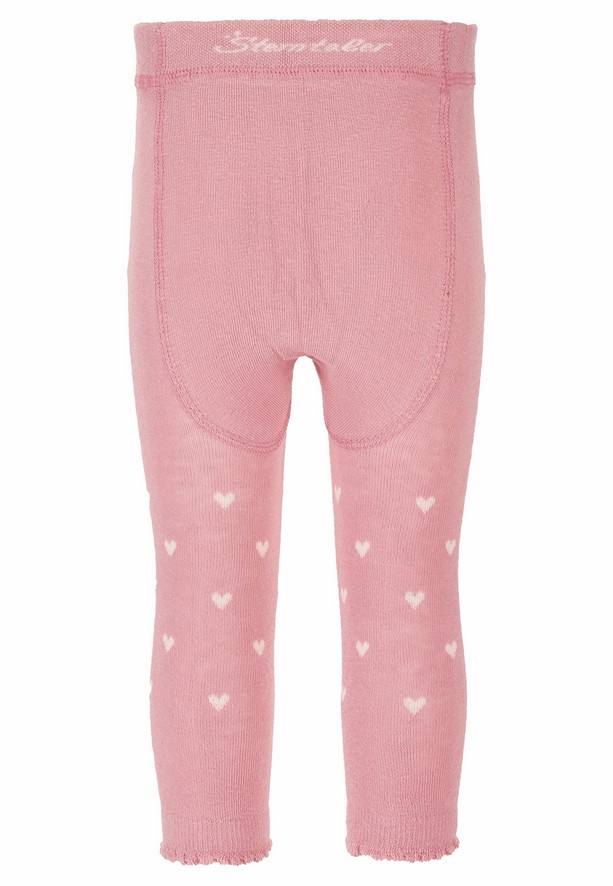 Sterntaler legíny se třpytem 2pack srdíčka, lososové, růžové 8662120