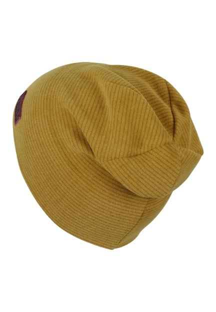 Sterntaler čepice uni spadlá, jemný proužek, hořčicová 4522100