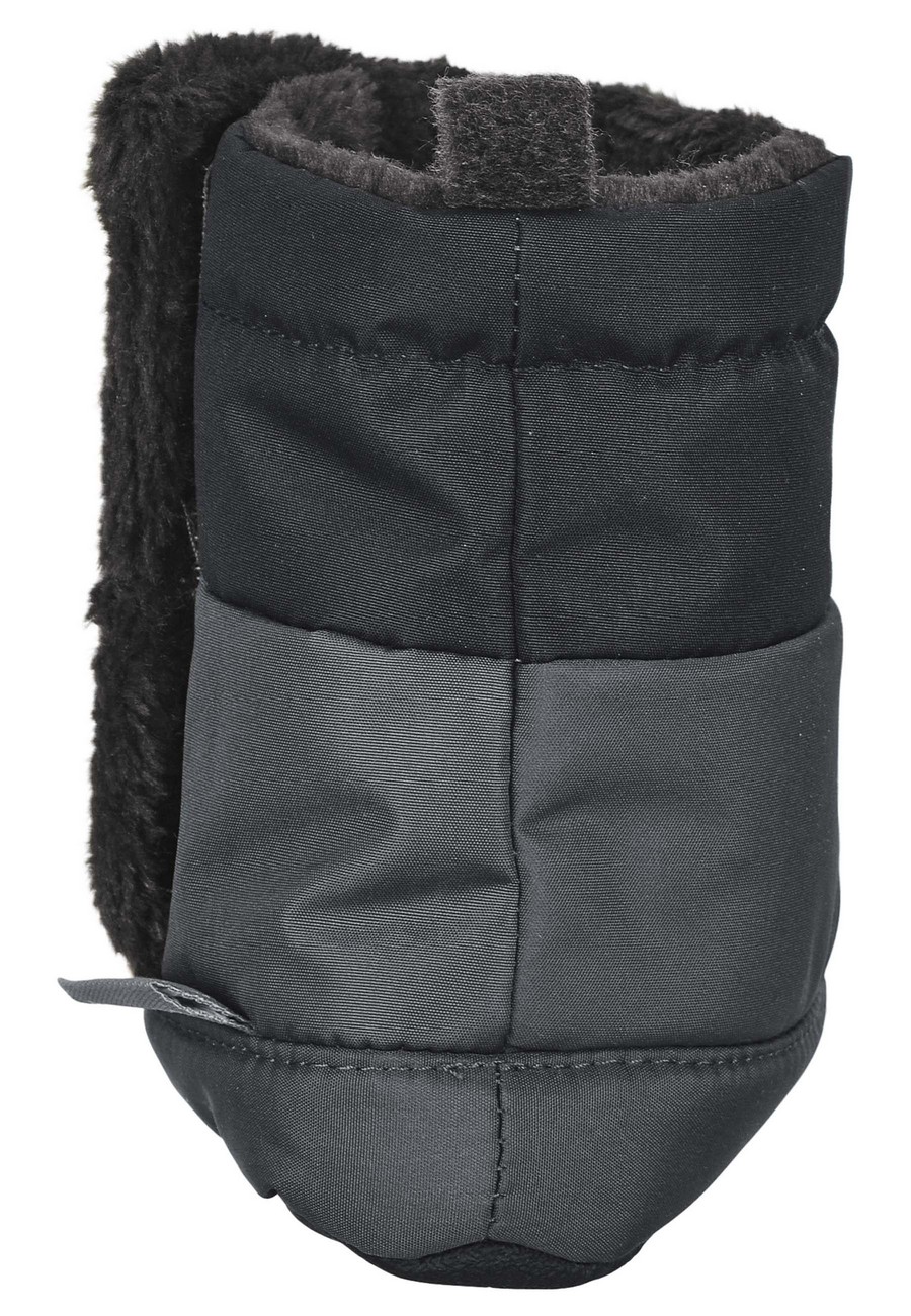 Sterntaler botičky textilní zimní šusťák, dlouhý, suchý zip, šedé, tmavě šedý pruh 5102223