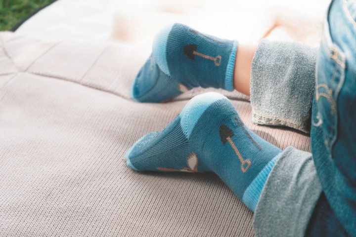 Sterntaler ponožky ABS protiskluzové chodidlo AIR modré, oslík Emmilius 8152186